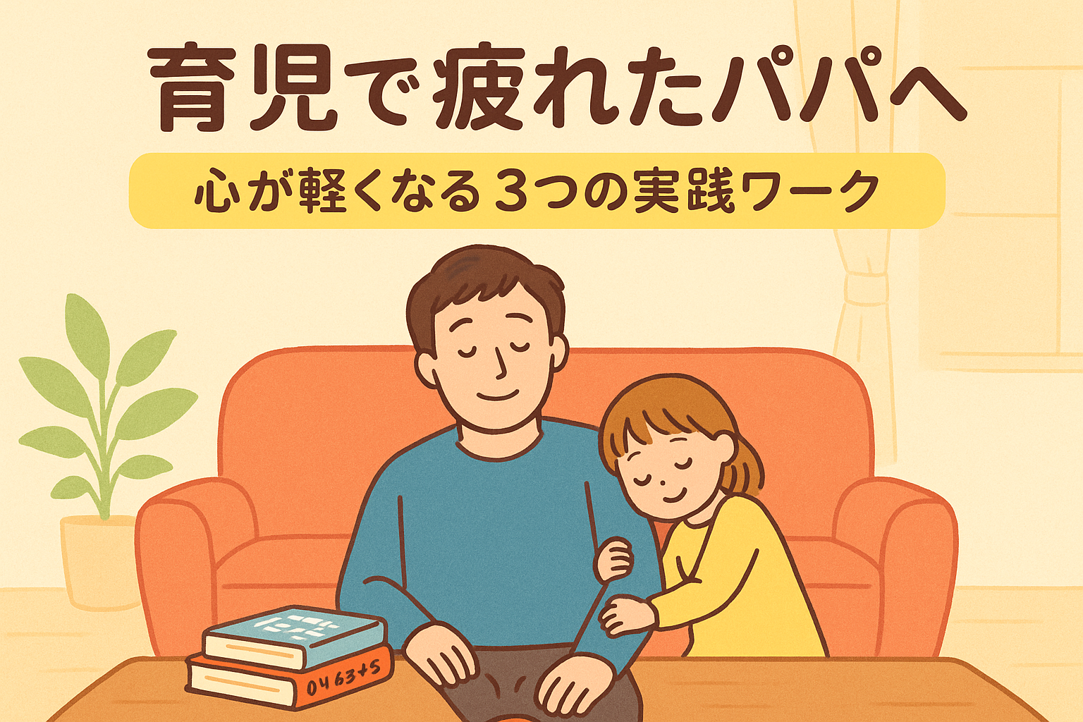 育児で疲れたパパへ｜心が軽くなる3つの実践ワーク【書籍ベース】