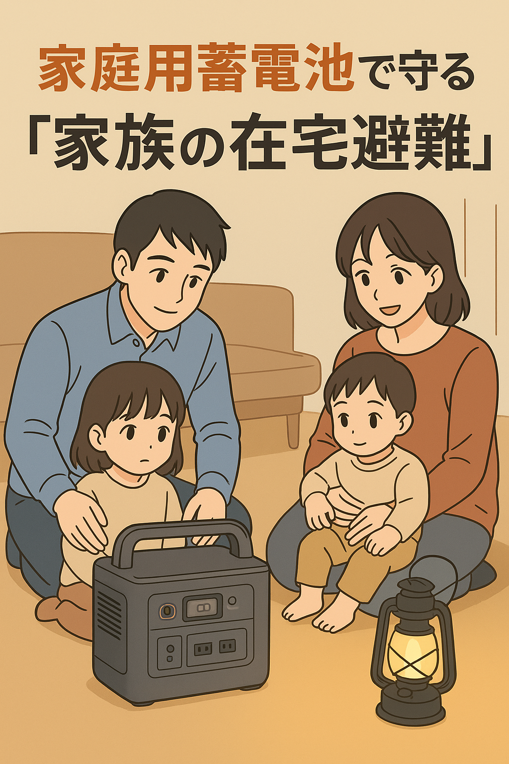 家庭用蓄電池は本当に必要？子育て家庭が選んだ“在宅避難”という選択肢【実体験】